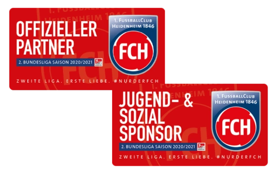 Sponsor-Partner des FC Heidenheim